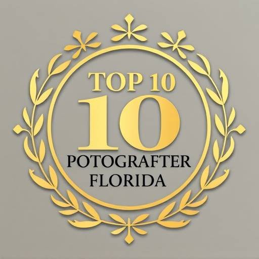 Award logo for 'Top 10 Portrait Photographers in Florida' - 2022